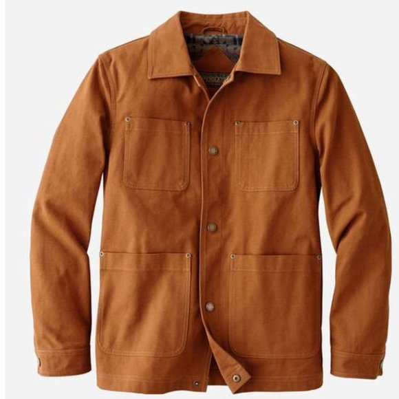 Mens Baldwin Canvas Work Jacket Sz Xl 